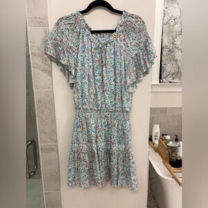 Anna Cate Kendall Dress- Vine Spring Leaf